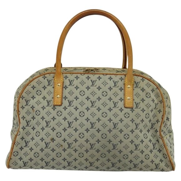 LOUIS VUITTON Monogram Mini Marie Hand Bag Blue M92003 LV Auth am8144 - Picture 3 of 16